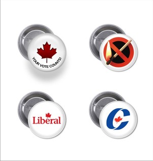 Custom buttons for political events or election