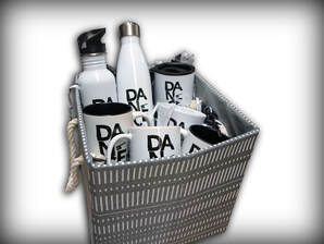 Personalized Drink Ware Variety Basket Gift Set